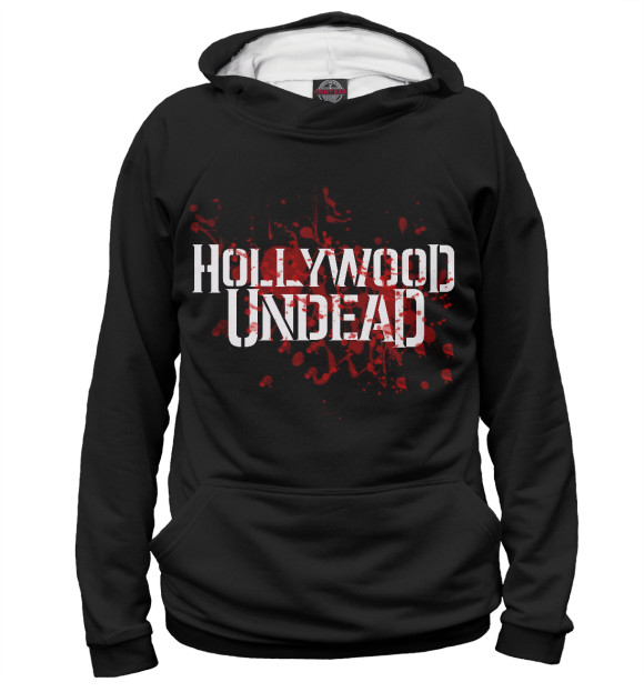 Худи для девочки с изображением Hollywood Undead цвета Белый