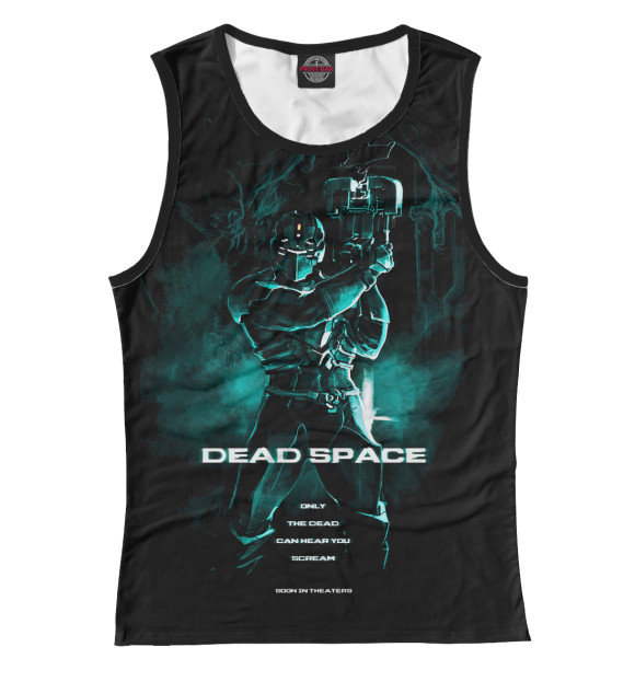 Майка для девочки с изображением Dead Space цвета Белый
