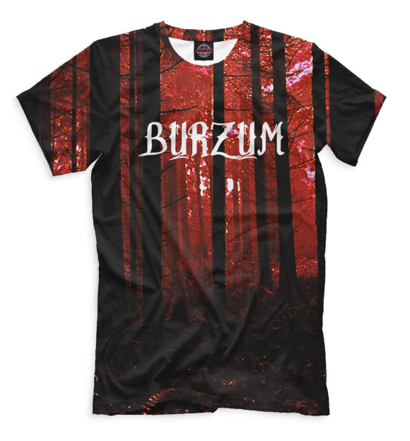 Футболка для мальчиков с изображением Burzum цвета Черный