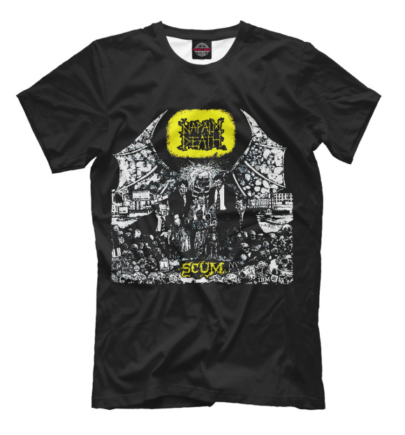 Футболка для мальчиков с изображением Napalm Death цвета Черный