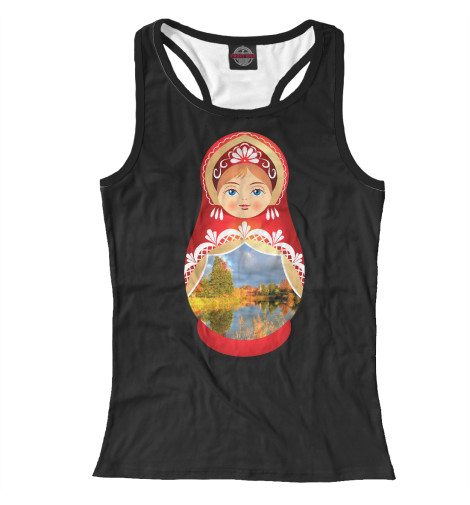 

Майки борцовки Print Bar, Белый, Русская матрешка