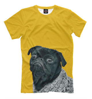 Мужская футболка Собака осуждающе смотрит