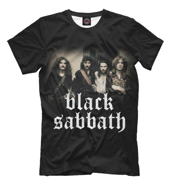 Футболка для мальчиков с изображением Black Sabbath & Ozzy Osbourne цвета Черный