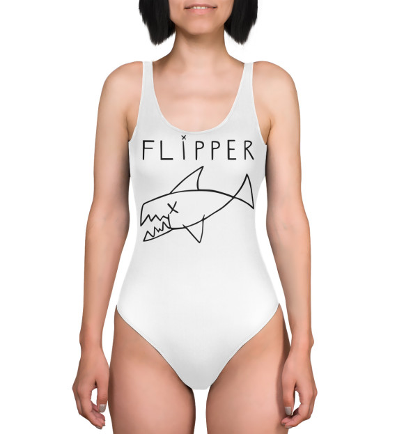 Купальник-боди с изображением Flipper цвета 