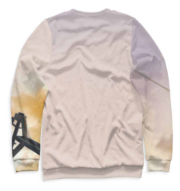 Женский свитшот с изображением Титаник цвета Белый