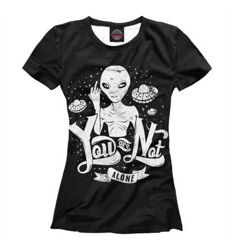 

Футболки Print Bar, Белый, You are not alone