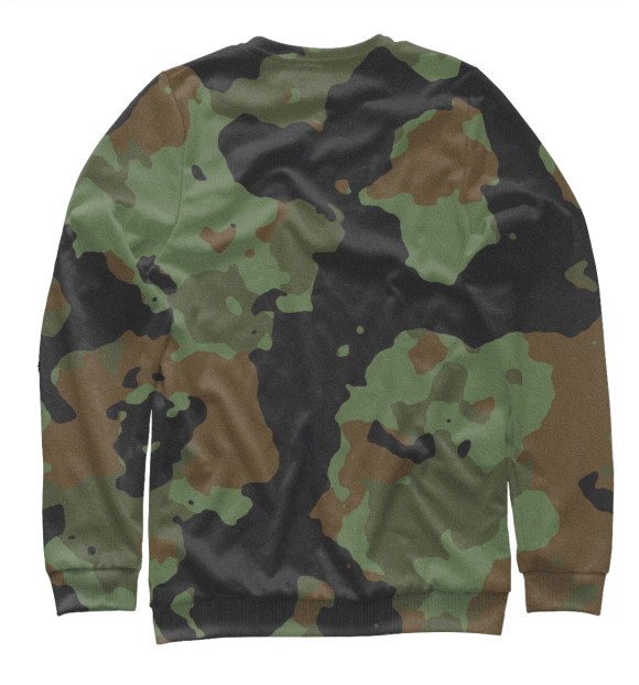 Мужской свитшот с изображением Хаки цвета Белый