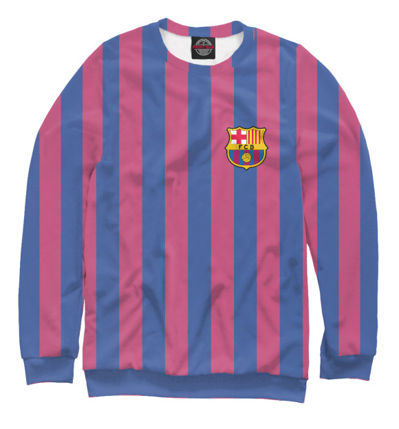 Свитшот для мальчиков с изображением FC Barcelona MESSI 10 цвета Белый