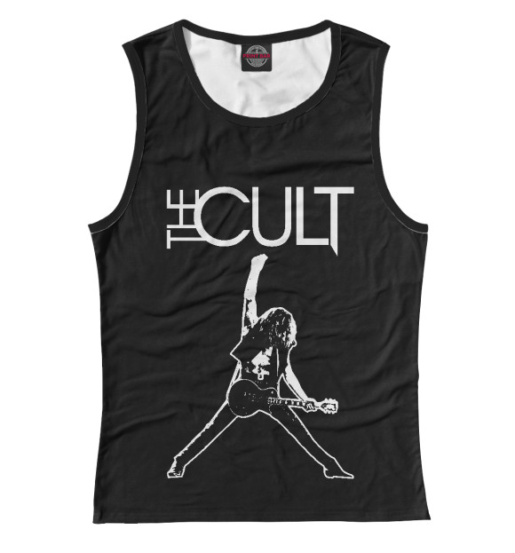 Майка для девочки с изображением The Cult цвета Белый