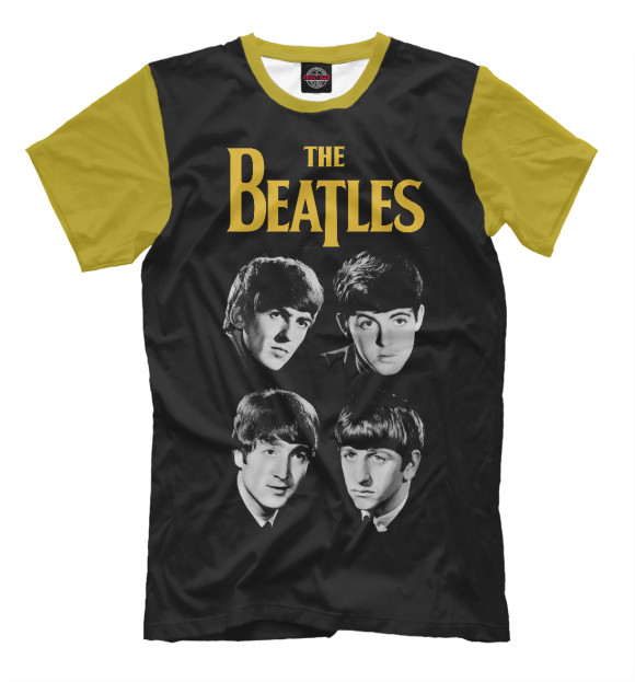 Футболка для мальчиков с изображением The beatles цвета Белый