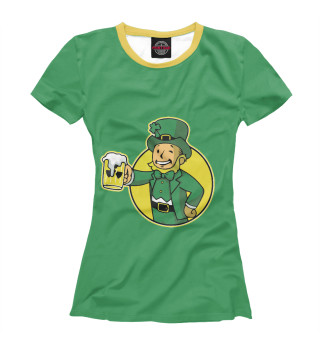 Женская футболка Irish Vault Boy (St. Patrick)