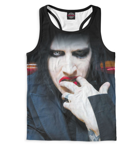 

Майки борцовки Print Bar, Белый, Marilyn Manson