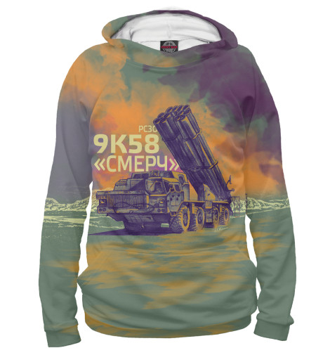 Худи Print Bar, Белый, Смерч