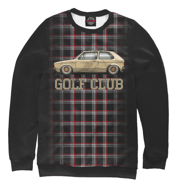 Свитшот для девочек с изображением Golf club цвета Белый