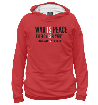Мужское худи War is Peace
