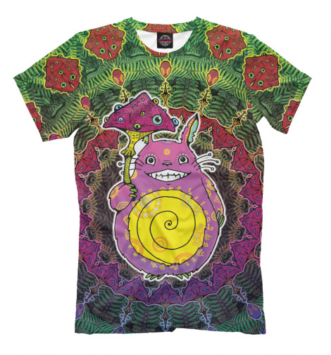 

Футболки Print Bar, Молочно-белый, Mushroom Spirit