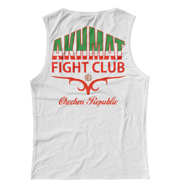 Майка для девочки с изображением Akhmat Fight Club White цвета Белый