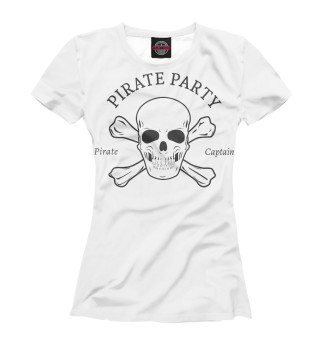 Женская футболка Pirate Party
