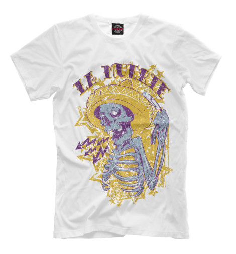 

Футболки Print Bar, Молочно-белый, La Muerte