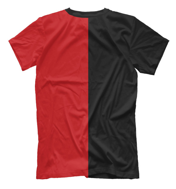 Мужская футболка с изображением СССР Black&Red цвета Белый