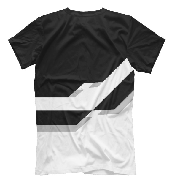 Мужская футболка с притом Mersedes-Benz AMG цвета Белый Мужская футболка с изображением Mersedes-Benz AMG цвета Белый