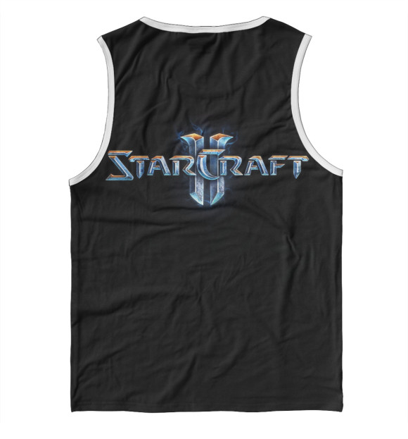 Майка для мальчика с изображением StarCraft2 цвета Белый