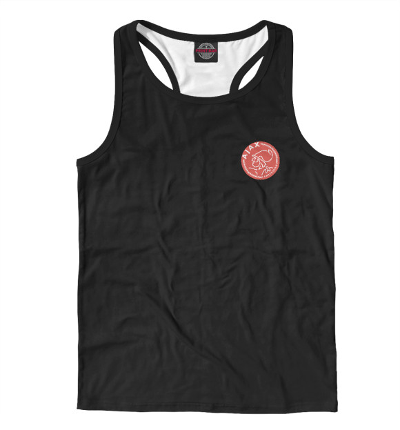 Мужская майка-борцовка с изображением Ajax цвета Белый