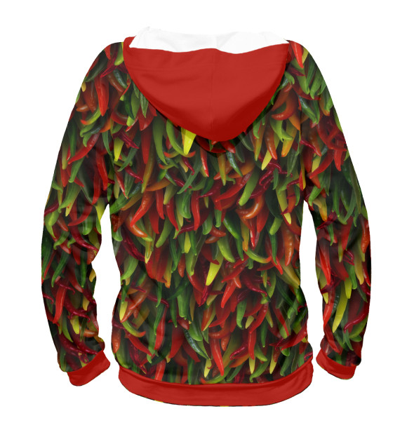 Мужское худи с изображением Перчики цвета Белый