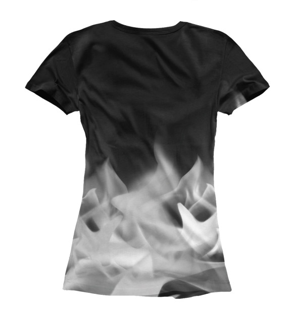 Женская футболка с изображением Павел + Серп и Молот цвета Белый