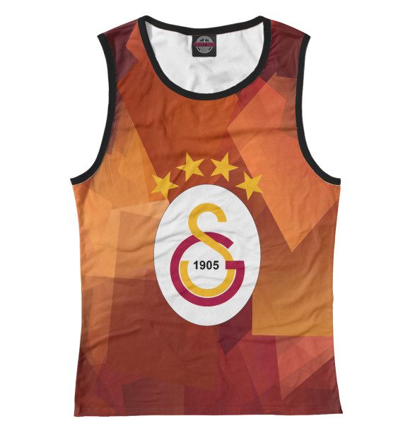 Майка для девочки с изображением Galatasaray цвета Белый