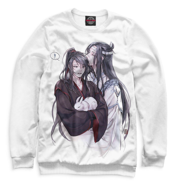 Женский свитшот с изображением Магистр Дьявольского Культа цвета Белый