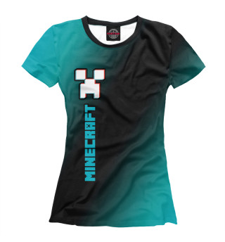 Женская футболка Майнкрафт