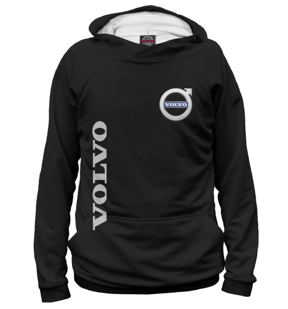 Мужское худи с изображением Volvo Cars цвета Белый