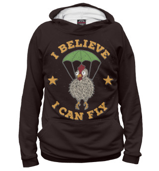 Худи для девочки I believe - I can Fly