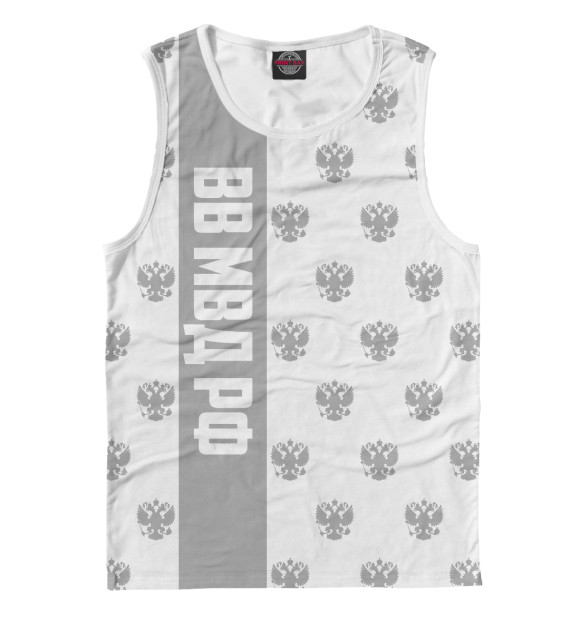 Майка для мальчика с изображением Внутренние войска цвета Белый