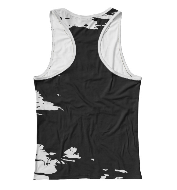 Женская майка-борцовка с изображением I Think My Personal Trainer цвета Белый