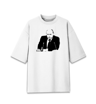 Мужская футболка оверсайз Путин