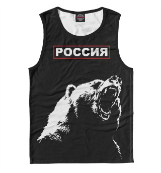 Майка для мальчика Русский медведь и герб