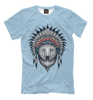 Мужская футболка Медведь шаман