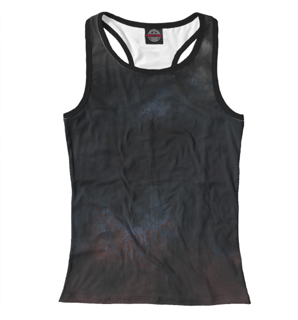 Женская майка-борцовка с изображением Символика РФ цвета Белый