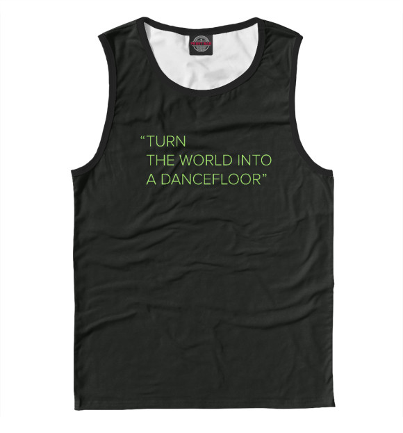 Мужская майка с изображением ASOT 1000 T-SHIRT SLOGAN BL цвета Белый