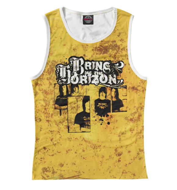 Майка для девочки с изображением Bring Me the Horizon альбом цвета Белый