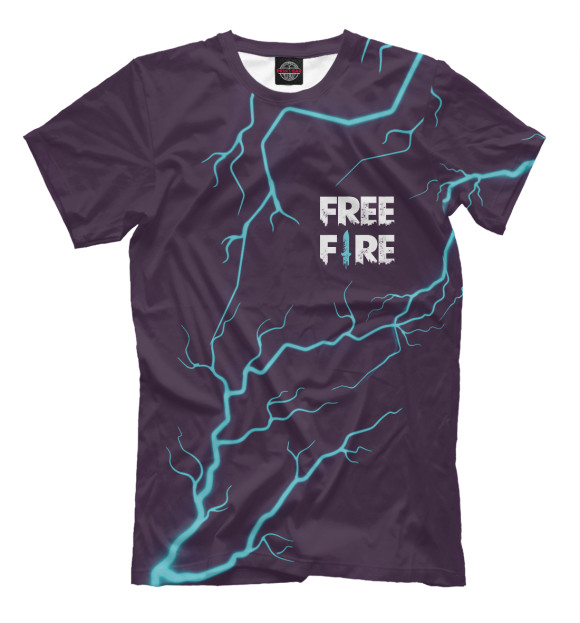 Мужская футболка с изображением Free Fire / Фри Фаер цвета Белый