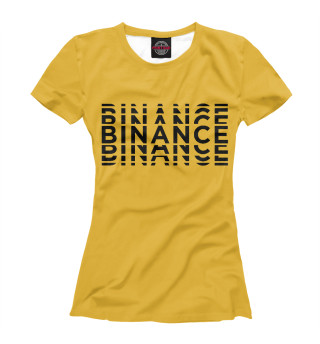 Женская футболка Binance