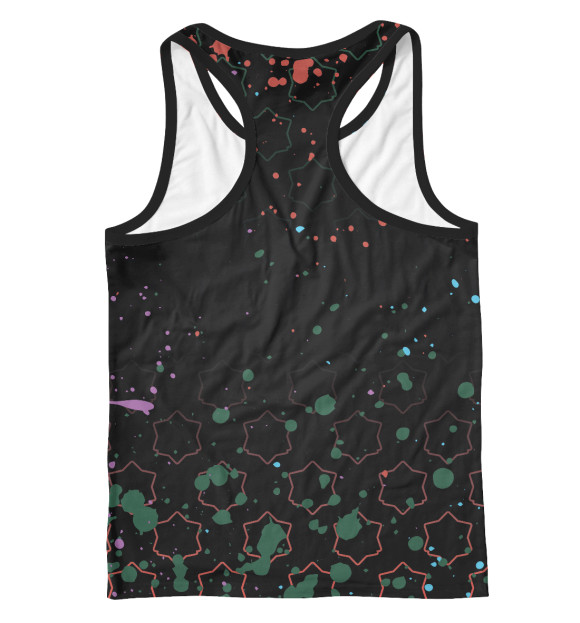 Мужская майка-борцовка с изображением Brawl Stars цвета Белый