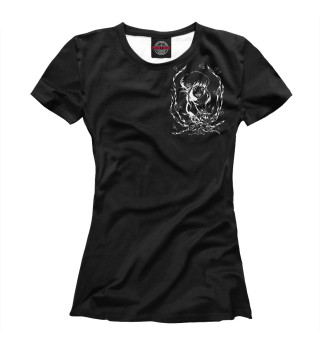 Женская футболка Мрачная русалка