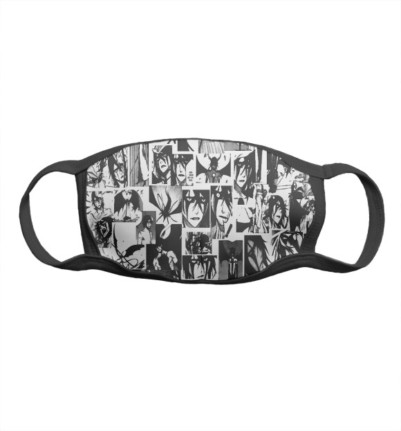 Маска тканевая с изображением Анимешка цвета Белый