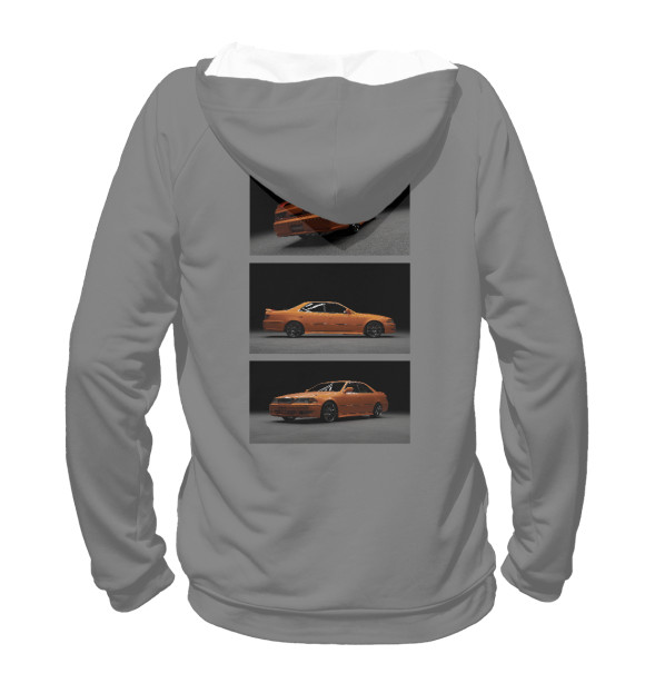 Женское худи с изображением JZX100 Orange цвета Белый
