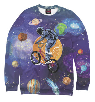 Мужской свитшот Space bicycle