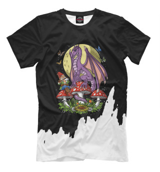 Футболка для мальчиков Mushrooms Dragon